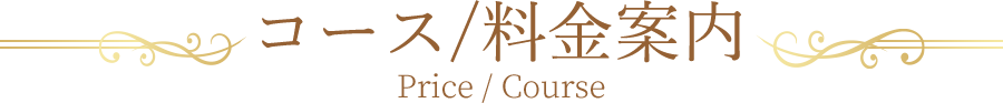コース/料金案内